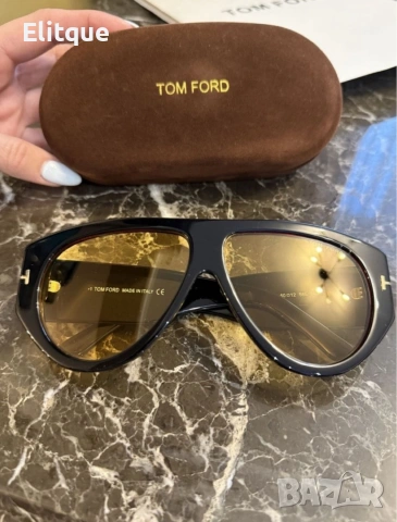 очила с черен обикновен калъф и ув защита tom ford , снимка 4 - Слънчеви и диоптрични очила - 53223199