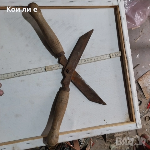Стара ножица за храсти , снимка 2 - Антикварни и старинни предмети - 52005202