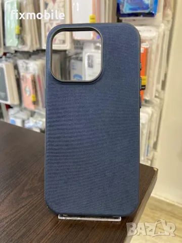 Apple iPhone 15 Pro Woven Mag Cover калъф от плат, снимка 13 - Калъфи, кейсове - 47228344