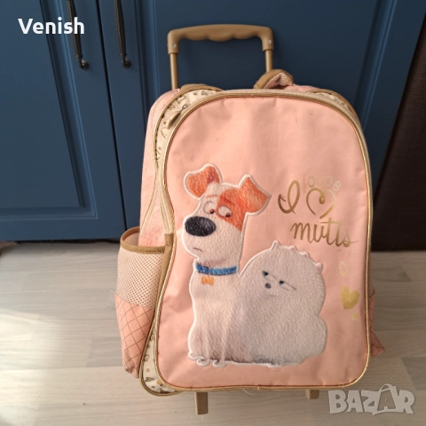 Раница с колелца  The secret life of pets, снимка 2 - Раници - 52718155