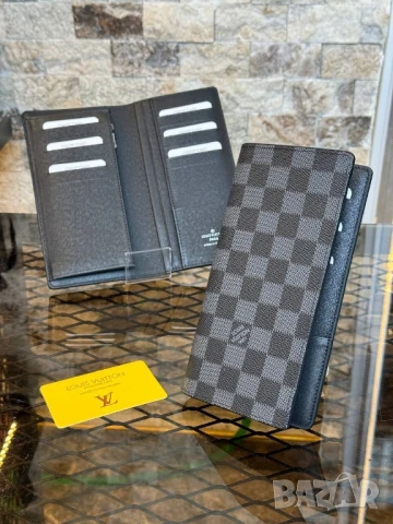 портмонета от естествена кожа louis vuitton , снимка 3 - Портфейли, портмонета - 51301356