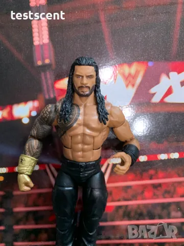 Екшън фигура WWE Roman Reigns Роман Рейнс ELITE SERIES Bloodline mattel figure елит, снимка 8 - Колекции - 49512708