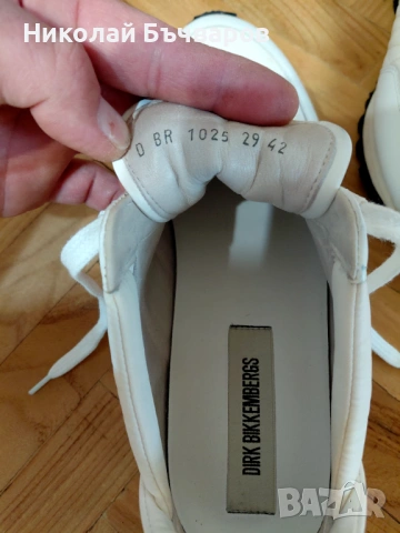 Оригинални мъжки обувки Dirk Bikkembergs – №42, снимка 3 - Спортно елегантни обувки - 53218420