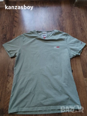 TOMMY JEANS Organic Cotton - страхотна мъжка тениска КАТО НОВА M, снимка 4 - Тениски - 50697803