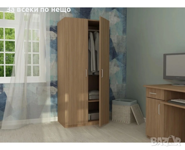 Двукрилен гардероб G1 Код P2232, снимка 4 - Гардероби - 54232753