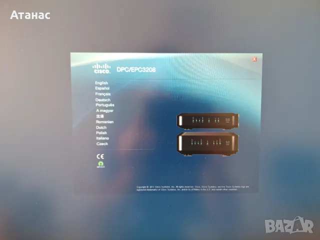 Кабелен интернет модем CISCO EPC3208, снимка 6 - Мрежови адаптери - 46959947