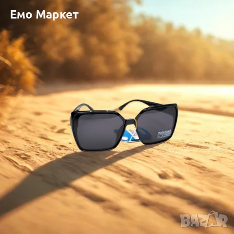 Слънчеви очила с трапецовидна форма и поляризирани стъкла – модерен стил и надеждна защита, снимка 2 - Слънчеви и диоптрични очила - 50282059