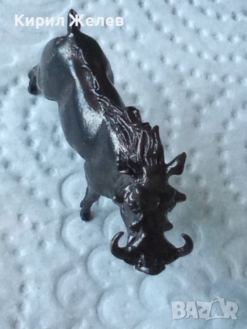Малка бронзова фигурка на глиган 52582, снимка 6 - Антикварни и старинни предмети - 52730321