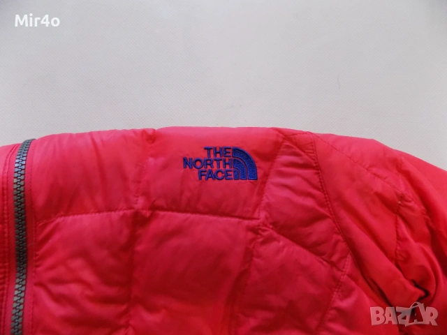 зимно пухено ски яке the north face 550 палто худи горнище суичър туризъм планина дамско оригинал L, снимка 5 - Якета - 49245436