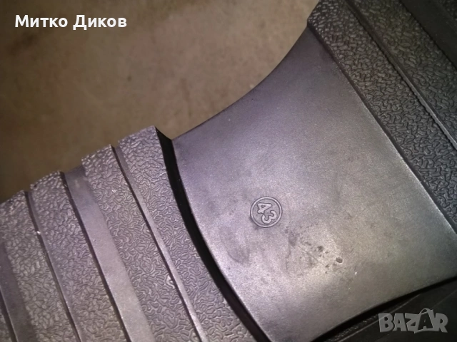 Мъжки боти естествена кожа с подплата нови №43 стелка 27.5см маркови на  Тенденц, снимка 10 - Мъжки боти - 53054525