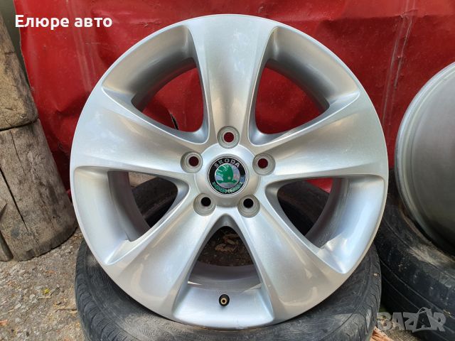 Джанти Skoda 5x112x7J16"ет45, снимка 2 - Гуми и джанти - 46117662