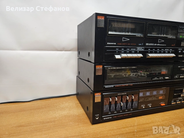 Продавам ретро Hi-Fi сет от 3 компонента SANYO, снимка 3 - Аудиосистеми - 54115582
