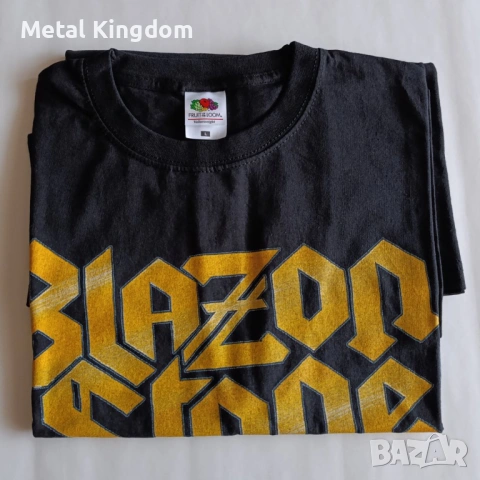 Blazon Stone - Ready For Boarding (T-Shirt, Size - L) NEW Heavy/Power Metal, снимка 2 - Тениски - 53296327