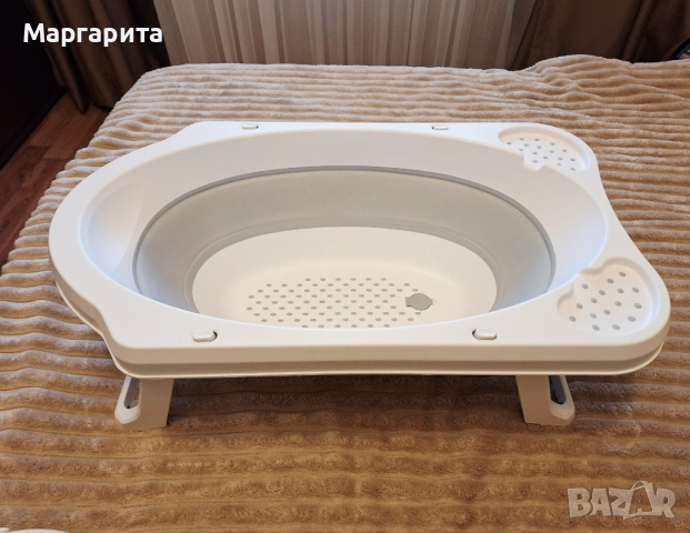Сгъваема вана за бебе / Сгъваемо бебешко корито, снимка 3 - За банята - 54074562