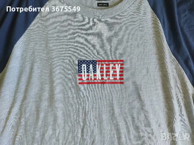 Oakley 3/4 Sleeve Hydrolix Tshirt - размер L, снимка 2 - Тениски - 49974675
