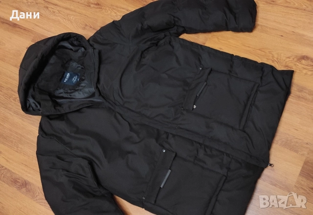 Зимно черно мъжко яке 