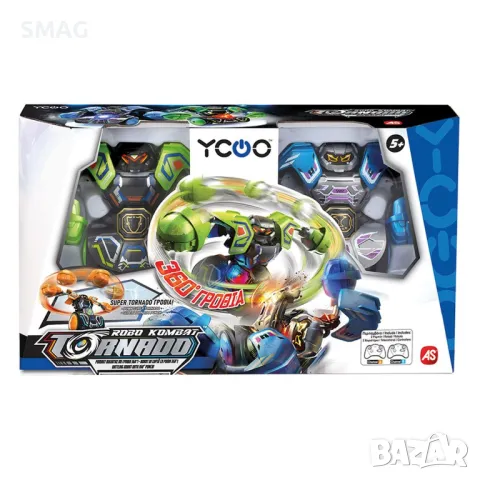 Комплект от 2 робота RC Robot Fighters Silverlit Ycoo Robo Kombat 360º Tornado - AS S_1239548, снимка 1 - Други - 47941042