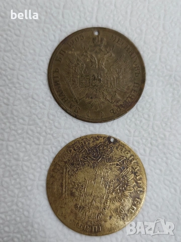 2 Месингови пендара за накит ,различни голям размер, снимка 4 - Антикварни и старинни предмети - 54274855