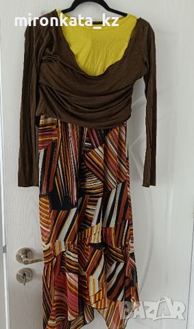 Сет Sisley пола и блуза , снимка 1 - Поли - 45574110