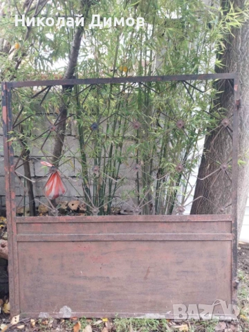 Метална дворна порта с две крила, снимка 5 - Гаражни врати - 52595996