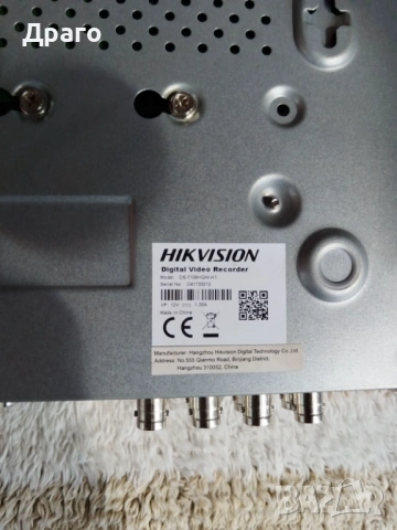 8 канален цифров видеорекордер - HIKVISION DS-7108HQHI-K1, в комплект с хард диск-Seagate BarraCuda, снимка 3 - Комплекти за видеонаблюдение - 54275150