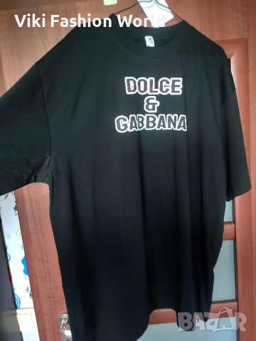 DOLCE & GABBANA черни тениски висок клас