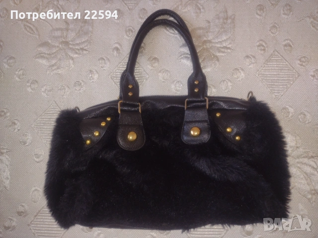 Черна дамска чанта, снимка 5 - Чанти - 54179881