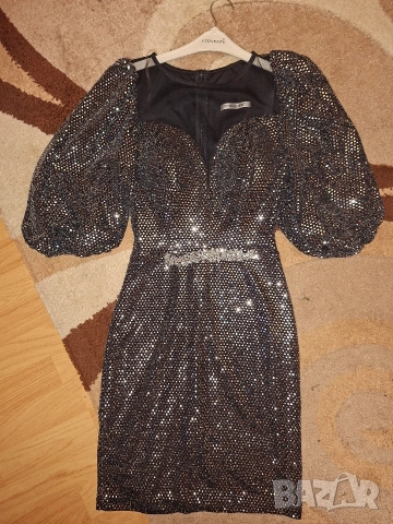 Официална рокля с пайети Fervente , снимка 2 - Рокли - 44892255