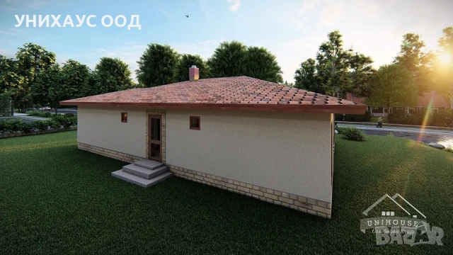 Eдноетажна Къща Дом Магнолия 90 м2, снимка 5 - Монтажи - 50820364