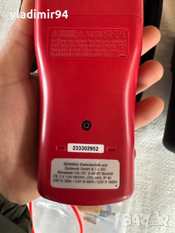 Benning MM 2-3 мултиметър, снимка 6 - Други инструменти - 53895951