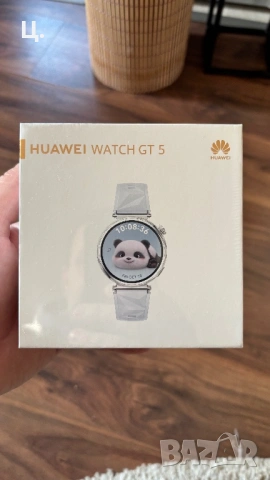 Смарт часовник Huawei Watch GT 5, 41mm, Tarnish Stainless Steel Case, Blue Fluoroelastomer Strap