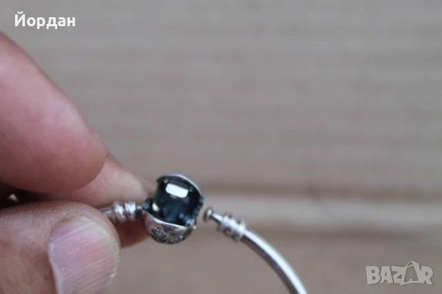 Сребърна гривна ''Pandora'', снимка 6 - Гривни - 50619485