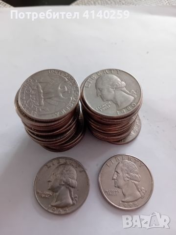 Монети САЩ , снимка 1 - Нумизматика и бонистика - 46407025