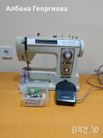 Металана шевна машина IDEAL TOPSTAR - 85 W, снимка 5 - Шевни машини - 52719965