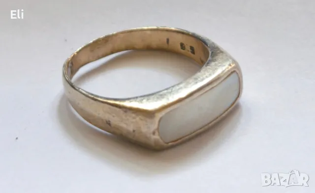 Сребърен пръстен , снимка 3 - Пръстени - 49697991