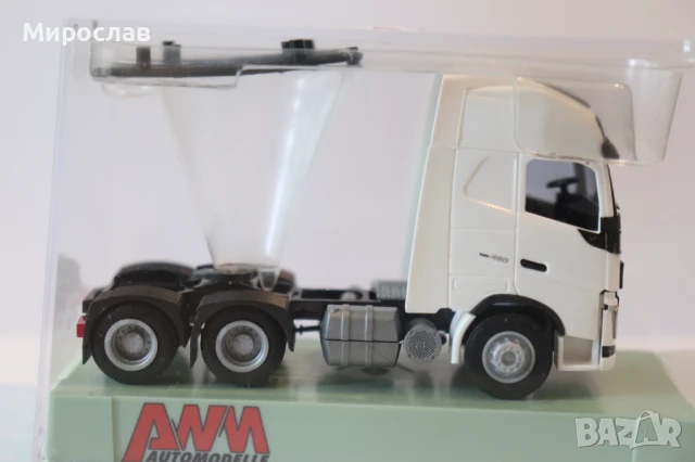 AWM H0 1/87 VOLVO ВЛЕКАЧ КАМИОН МОДЕЛ ТИР БЯЛ, снимка 6 - Колекции - 50784287