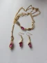 Комплект бижута: колие, обици и гривна , снимка 1