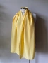Жълт шал от 100 % коприна, снимка 2