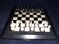 Магнитен шах в пластмасова черна кутия, снимка 4