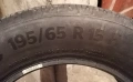 Продавам 2 броя летни гуми 195.65.15 на 1 сезон дот 2019 Контентал , снимка 3