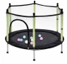 Батут за деца 140 см | Градински батут с мрежа и топки | PraktiHome, снимка 5
