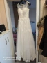 продавам булчинска рокля с обръч и воал , снимка 7