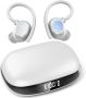Безжични слушалки за спорт, 2024 Bluetooth 5.3 с 4 HD ENC шумопотискащи микрофона,IPX7 водоустойчиви