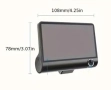 4 инча Dash Cam Видеорегистратор Камера за Кола с 2 лещи + 32GB карта, снимка 5