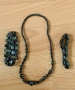 Бижута-колие слонова кост;комплекти от истински балтийски кехлибар,от Малахит и Хематитови-Магнитни, снимка 6