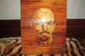 Интарзия "Ленин", снимка 1 - Антикварни и старинни предмети - 44969440