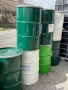 Продавам метални варели с капак и обръч 200 литра, снимка 1