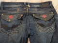 $229 Мъжки дънки Robin's Jean Mens Blue Denim Sz 38 W L 34" Red Cross Croco Made In USA , снимка 6