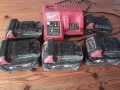 зарядно за milwaukee m12 m18 и батерии , снимка 3