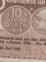 Банкнота НОТГЕЛД 10 пфенинг 1919г. Германия перфектно състояние за КОЛЕКЦИОНЕРИ 45080, снимка 4